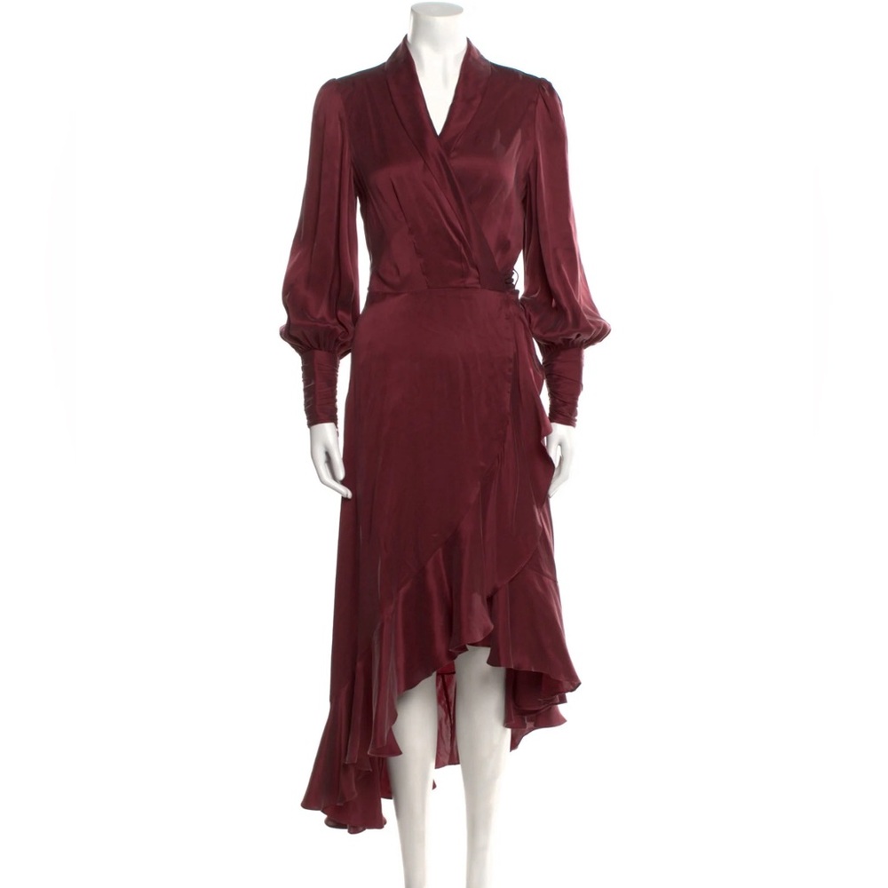 Zimmermann silk wrap dress 3 fits US 8-10